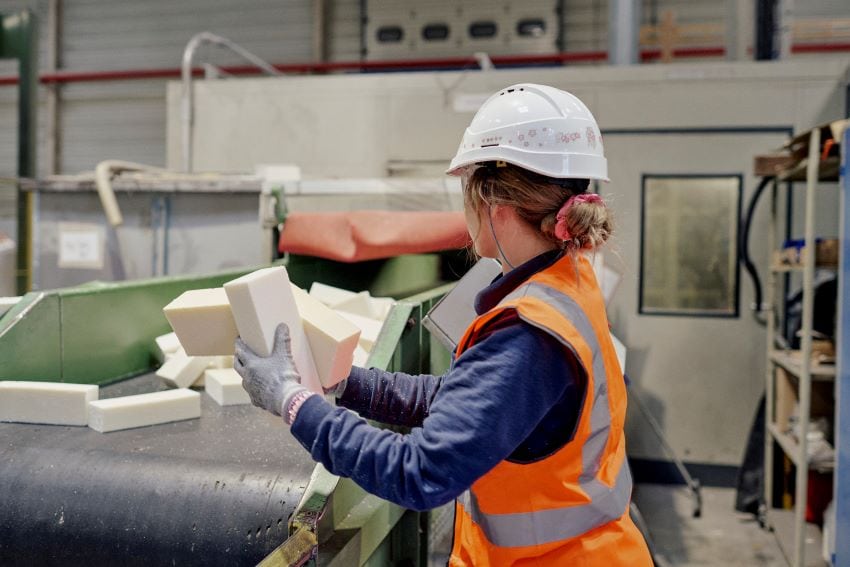 Reciclaje mermas construcción industrializada