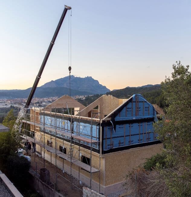 Casa passivhaus con XPS