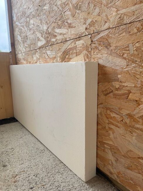 Instalación de XPS en SATE en vivienda passivhaus