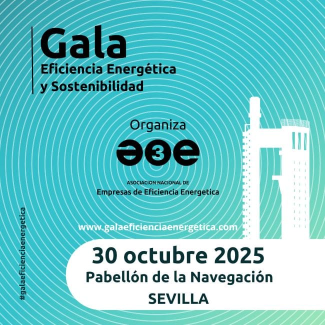 Gala Eficiencia Energética y Sostenibilidad 2025 de A3E