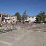 150kb Edificio desde el exterior Instalación de aislamiento térmico mediante insuflado en cámara de aire