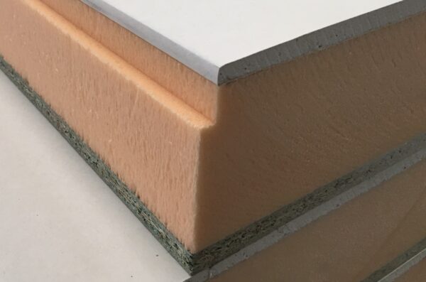 3.2.2. Producto compuesto de XPS PYL Producto compuesto de poliestireno extruido XPS con placa de yeso laminado para trasdosados interiores.
