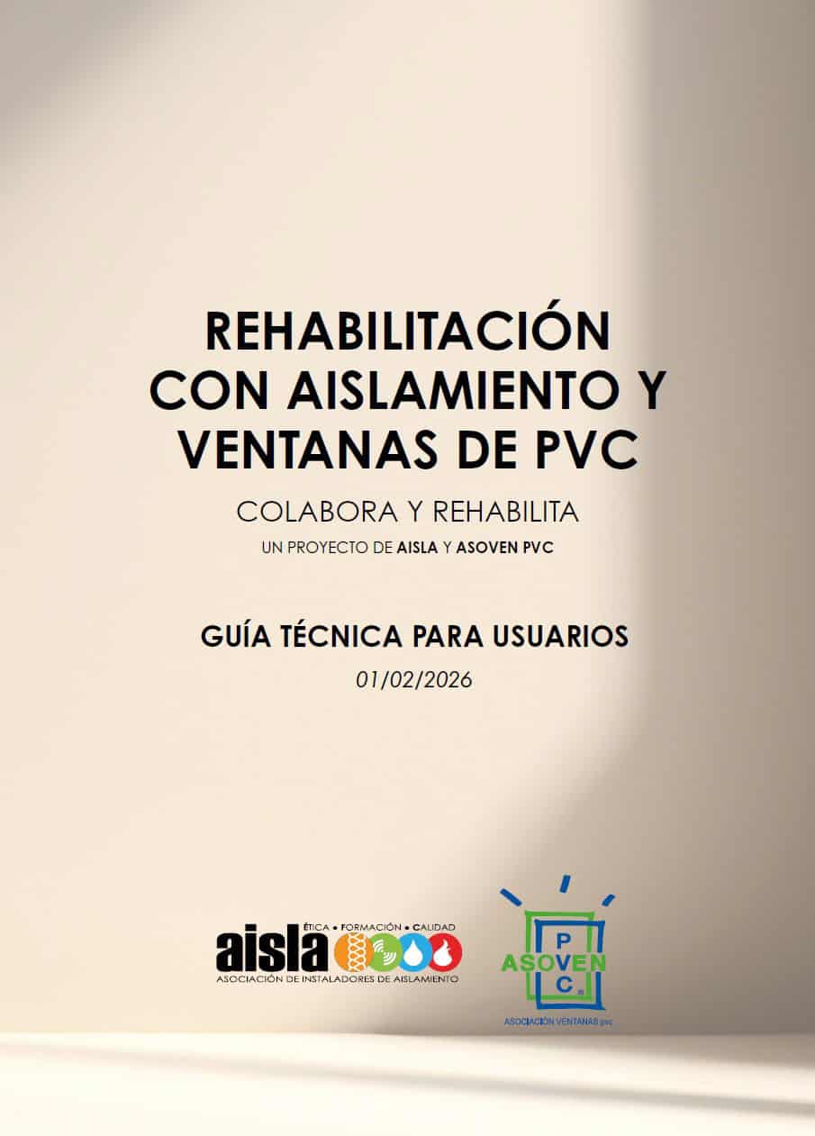 Portada Guia Colabora y Rehabilita Portada de la guía del proyecto Colabora y Rehabilita de AISLA y ASOVEN PVC